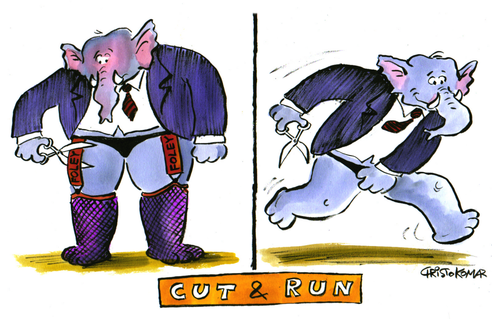  CUT AND RUN - GOP STYLE  by Christo Komarnitski