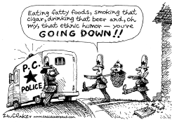 PC POLICE by Sandy Huffaker