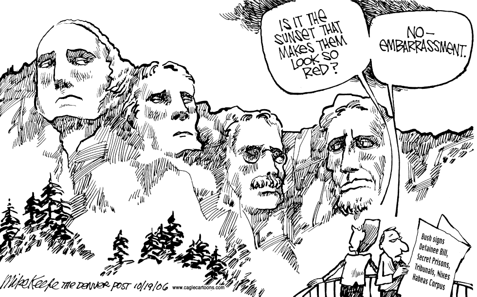 Embarrassment at Rushmore