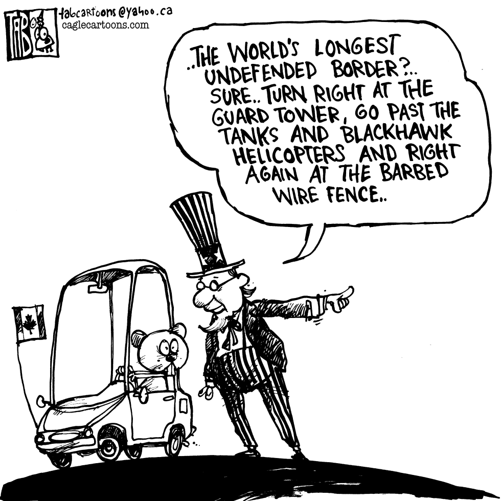 CANADA Turn right at the border