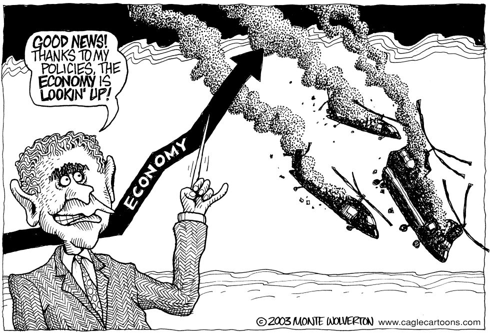  ECONOMY UP, BLACKHAWK DOWN by Wolverton