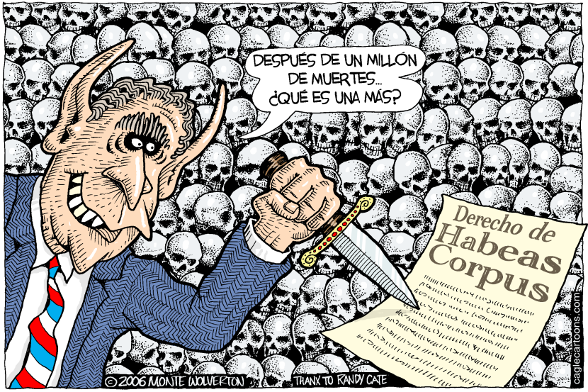 Asesinando el derecho de Habeas Corpus / COLOR