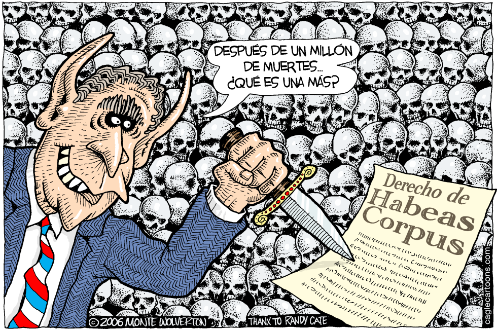 Asesinando el derecho de Habeas Corpus / COLOR