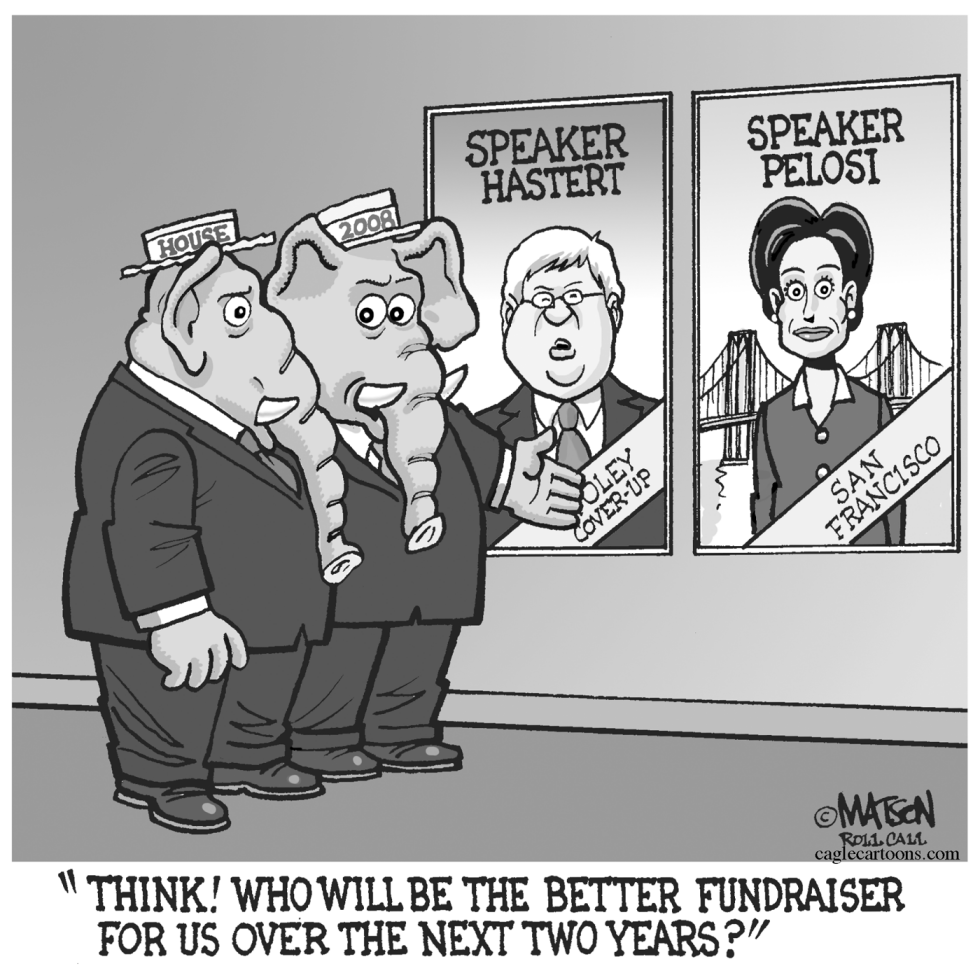 Republicans Root For Speaker Pelosi-GRAYSCALE
