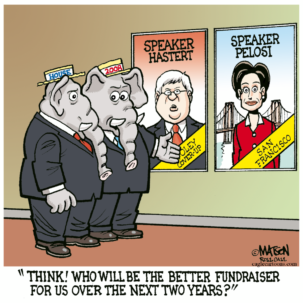 Republicans Root For Speaker Pelosi-COLOR
