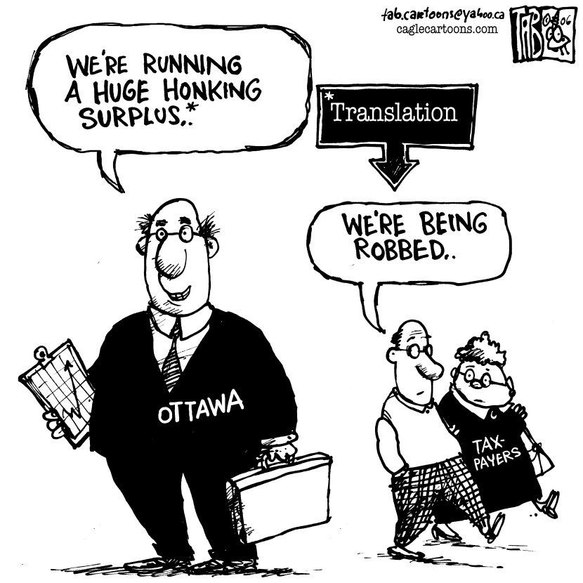 CANADA Budget surplus