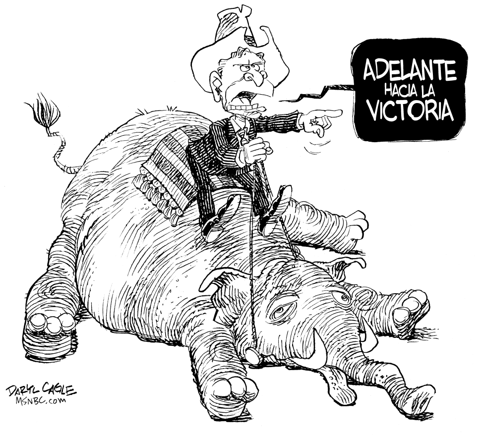  ELEFANTE DE LA VICTORIA by Daryl Cagle