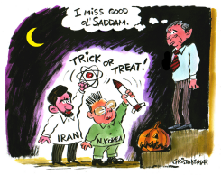 BUSH AND THE HALLOWEEN BOYS - by Christo Komarnitski