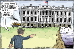 MOVING TO THE RIGHT   by Monte Wolverton