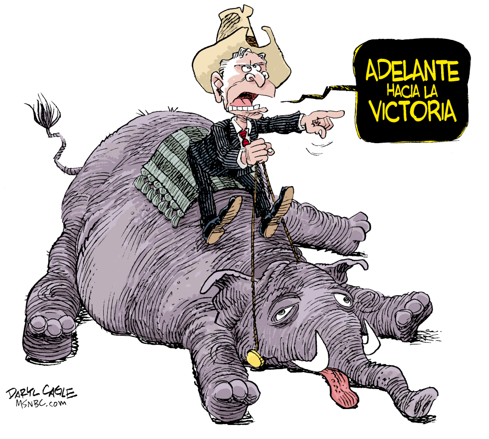  ELEFANTE DE LA VICTORIA  by Daryl Cagle