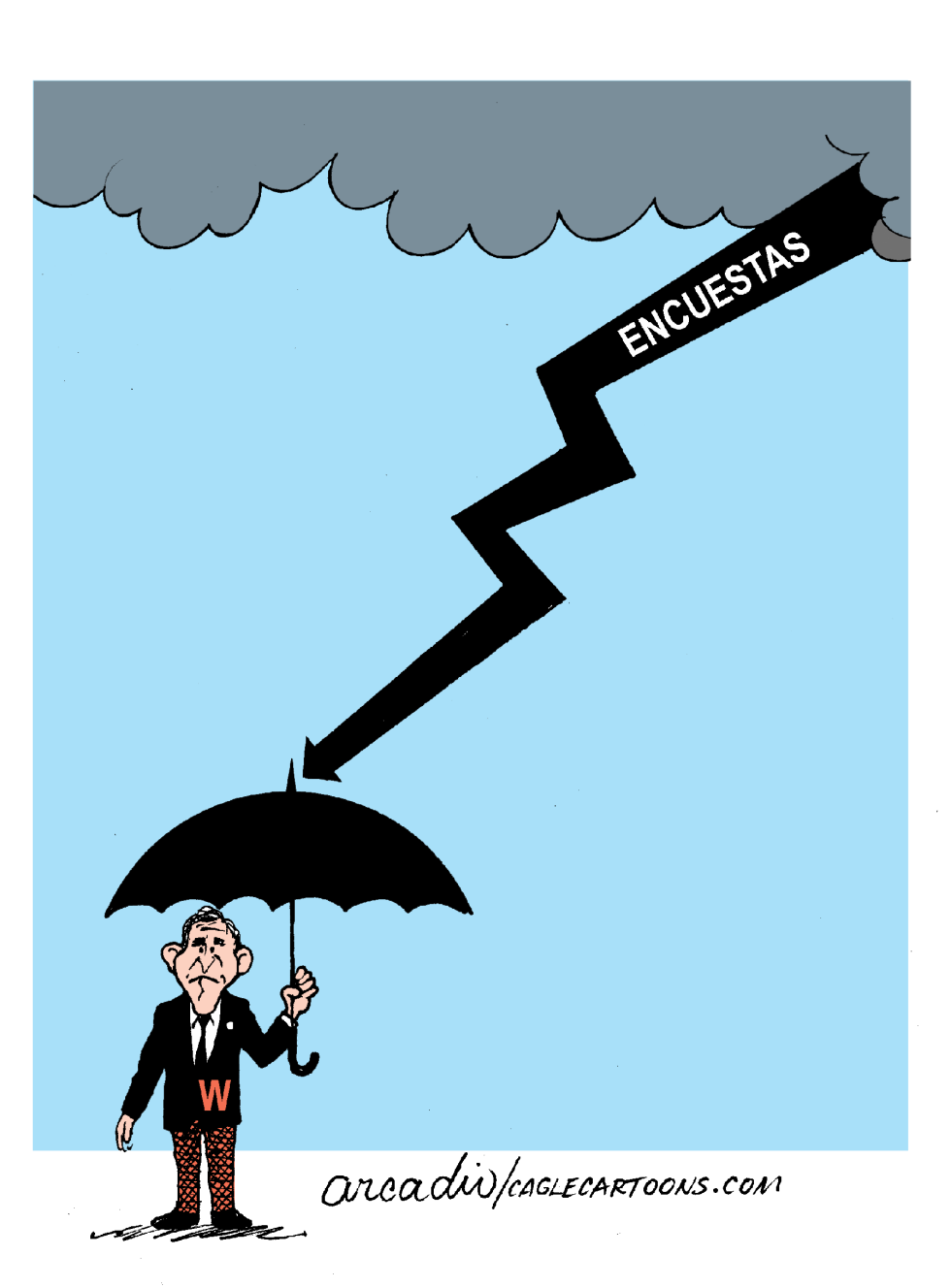 Bush y las encuestas col