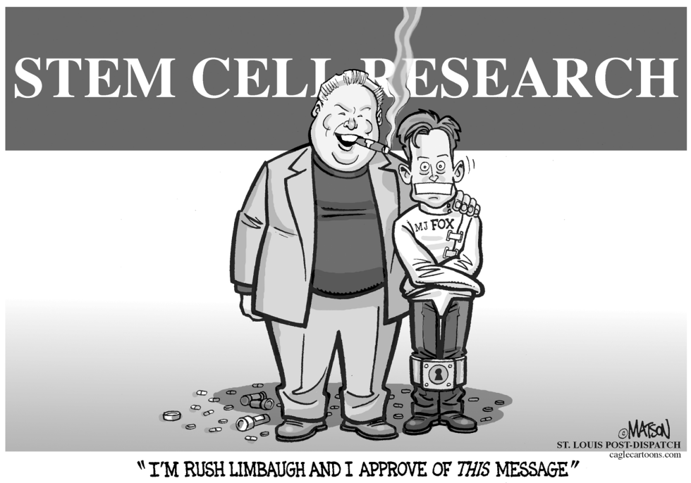 Rush Limbaugh Approves New Michael J Fox Message-GRAY