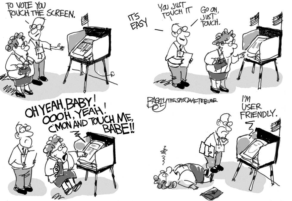  VOTING MACHINES by Pat Bagley