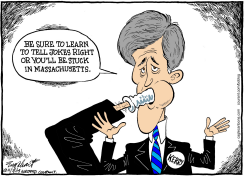 JOHN KERRY  by Bob Englehart
