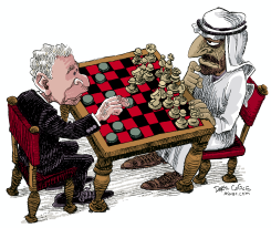 MIDDLE EAST CHECKERS  by Daryl Cagle