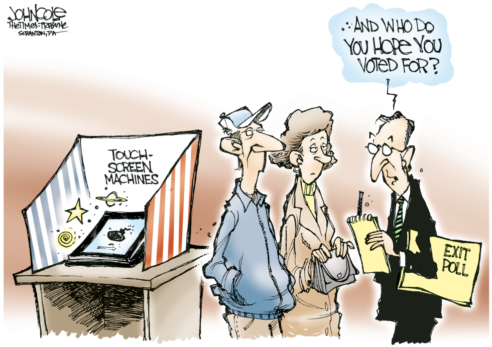 Computerized voting machines -- color
