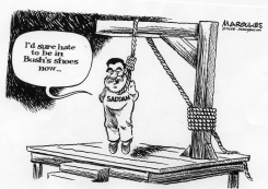 ID SURE HATE TO BE IN BUSHS SHOES NOW by Jimmy Margulies