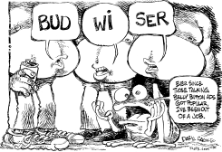 BUDWISER by Daryl Cagle