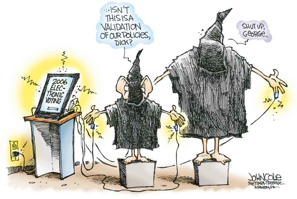 Tortuous election result -- color