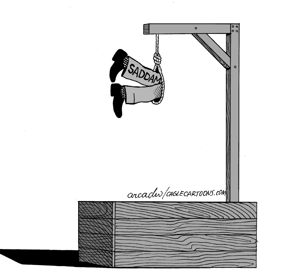 Saddam and the gallows