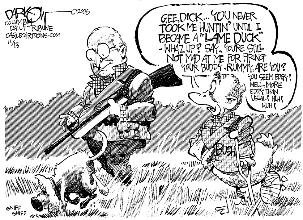 His Aim Is Lame So DUCK