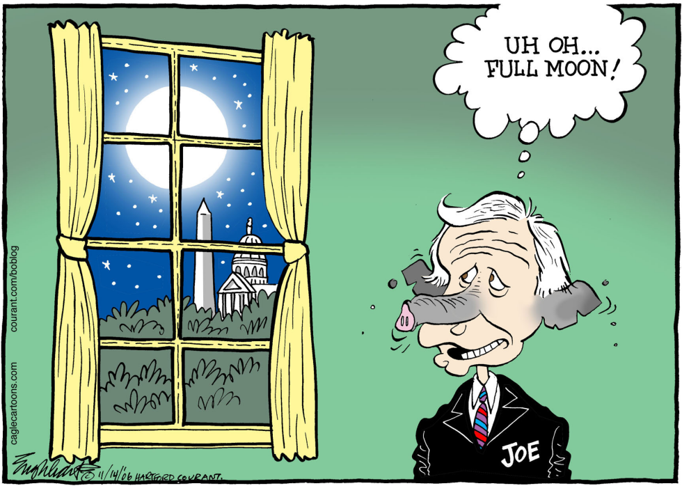  JOE LIEBERMAN by Bob Englehart