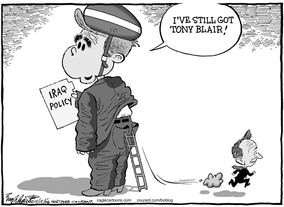 Bush and Blair Gray
