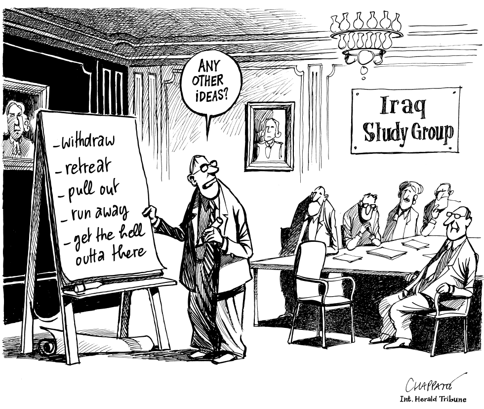  IRAQ STUDY GROUP by Patrick Chappatte