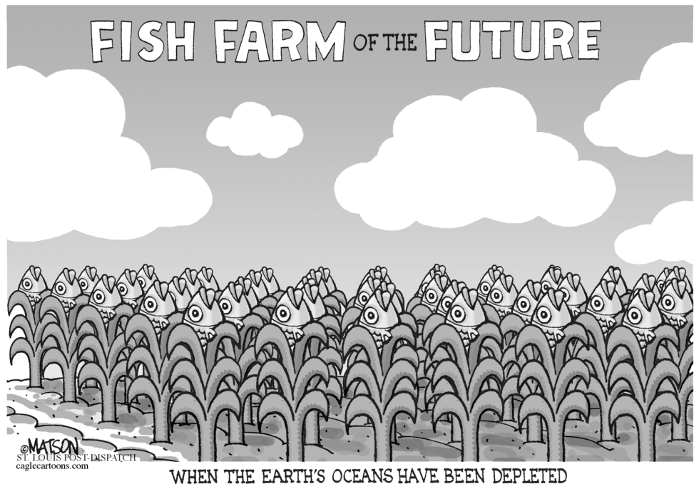  FISH FARM OF THE FUTURE-GRAY by RJ Matson