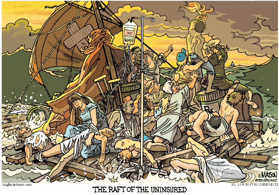 The Raft Of The Uninsured-COLOR