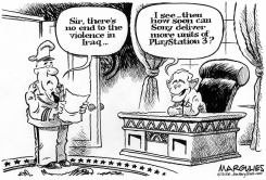 SIR THERES NO END TO THE VIOLENCE IN IRAQ by Jimmy Margulies
