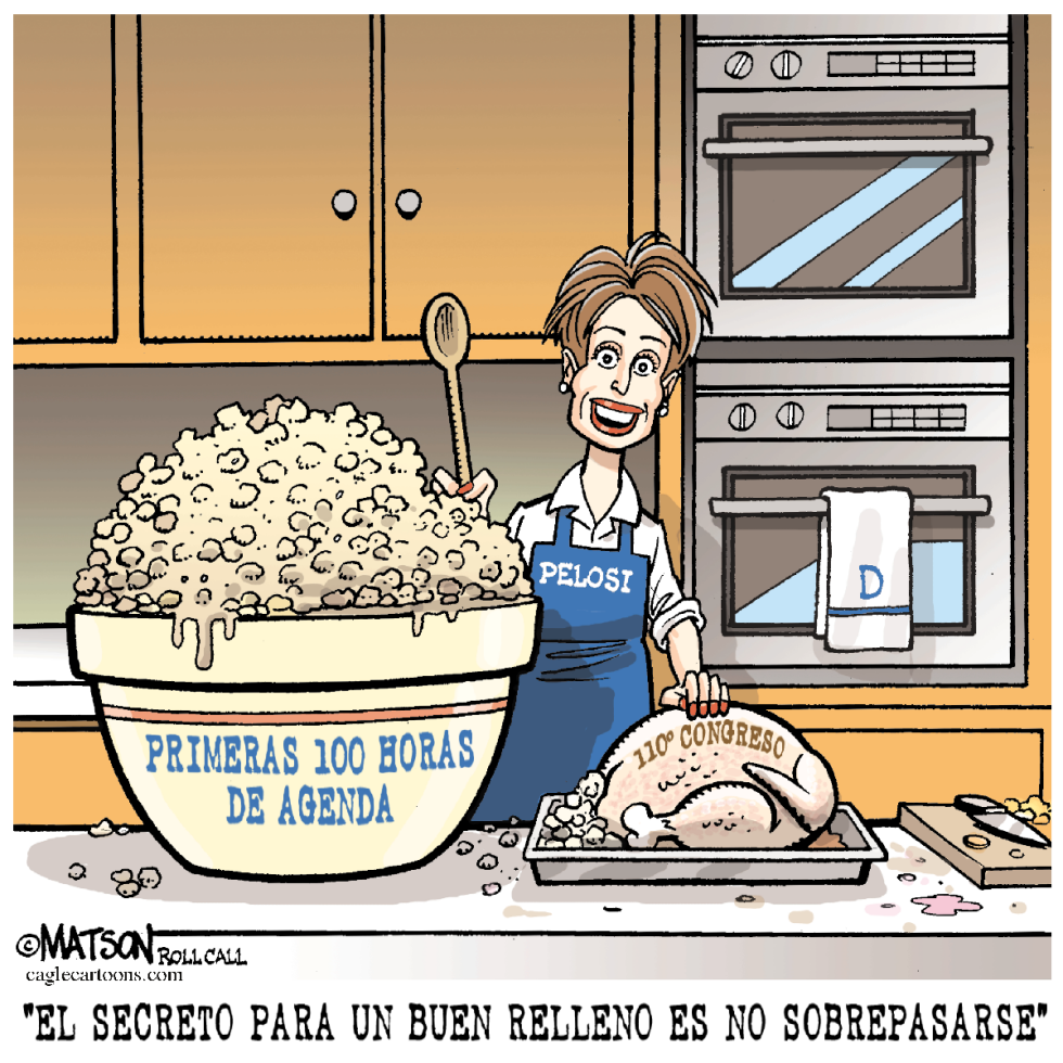  LA RECETA SECRETA DE LA PRESIDENTA DE LA CAMARA DE REPRESENTANTES PELOSI  by RJ Matson