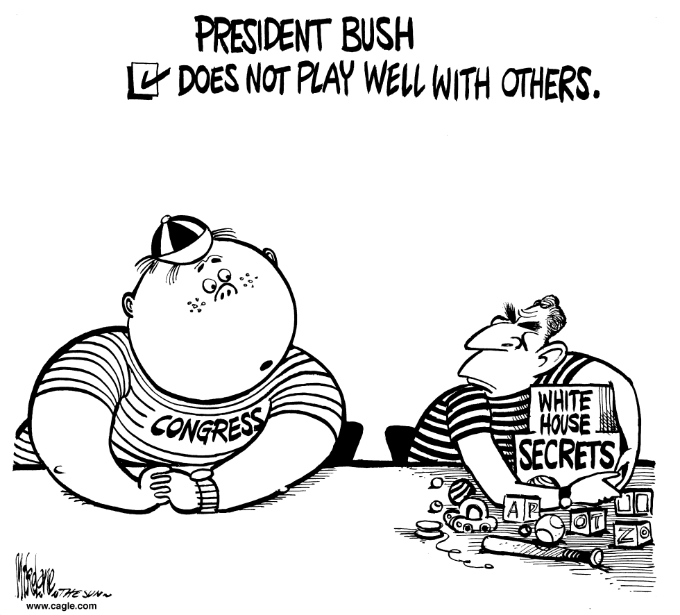  BUSH SECRETS CONGRESS by Mike Lane