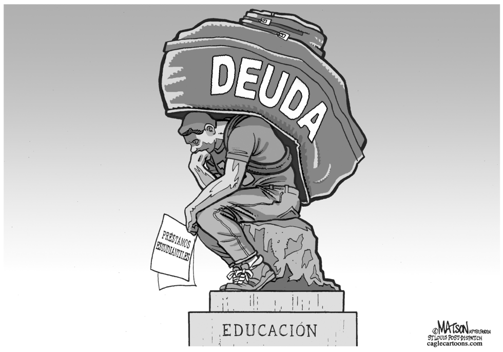  EL PENSADOR DE LA DEUDA POR PRESTAMO ESTUDIANTIL by RJ Matson