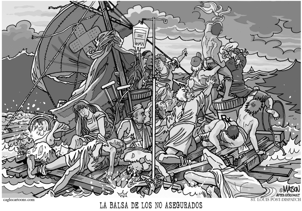  LA BALSA DE LOS NO ASEGURADOS by RJ Matson