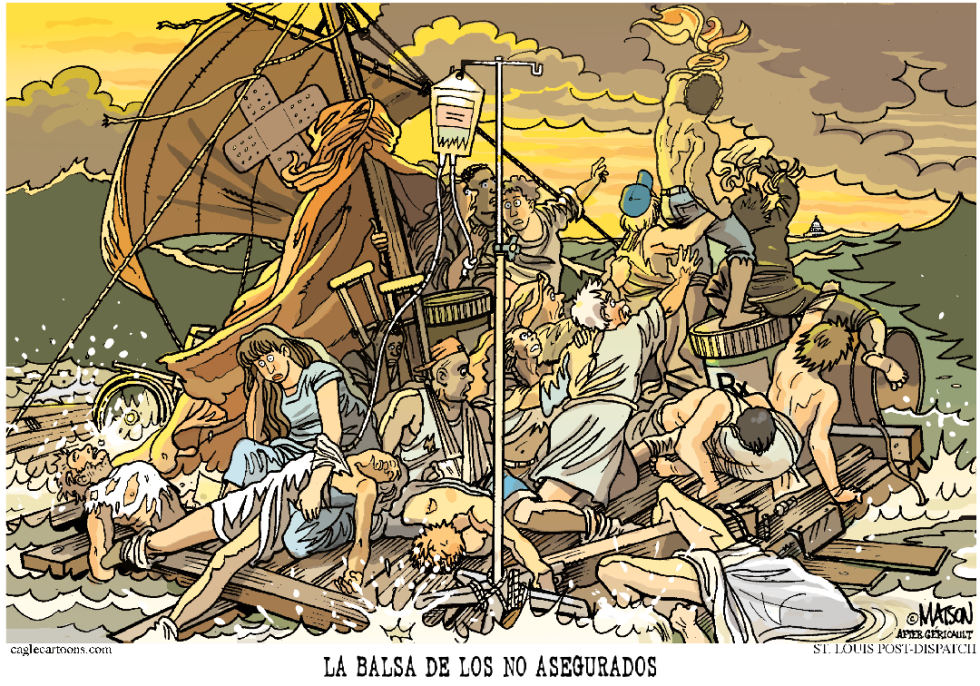  LA BALSA DE LOS NO ASEGURADOS  by RJ Matson