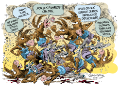 PELEA DE DEMOCRATAS / by Daryl Cagle