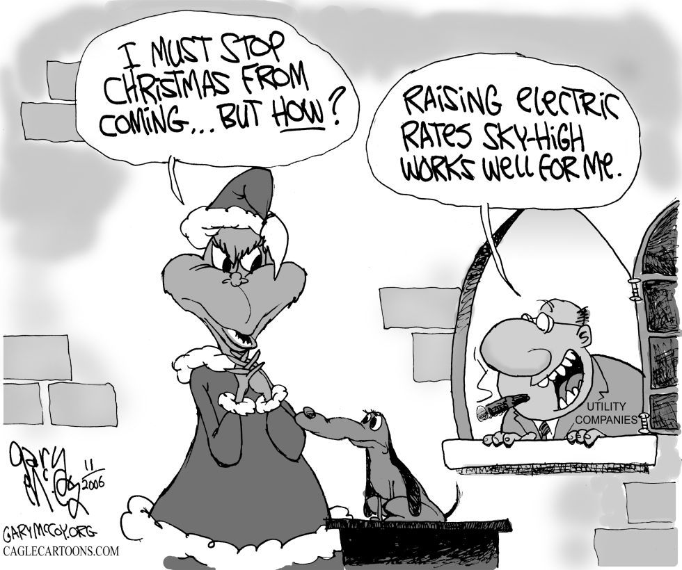  GRINCH AND ELECTRIC CO - GRAY by Gary McCoy