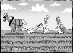 POPE BENEDICT XVI by Bob Englehart