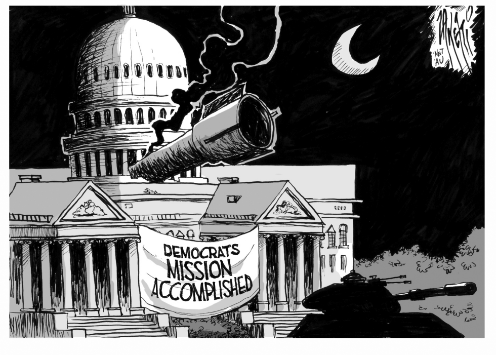 Democrat Mission Accomplished Color