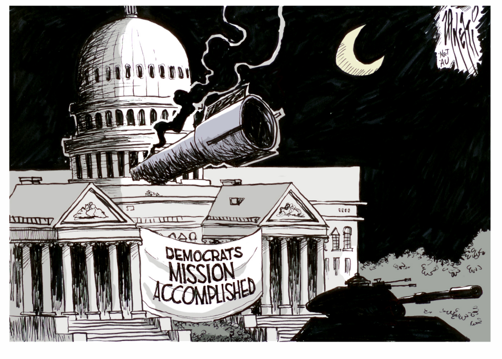 Democrat Mission Accomplished Color