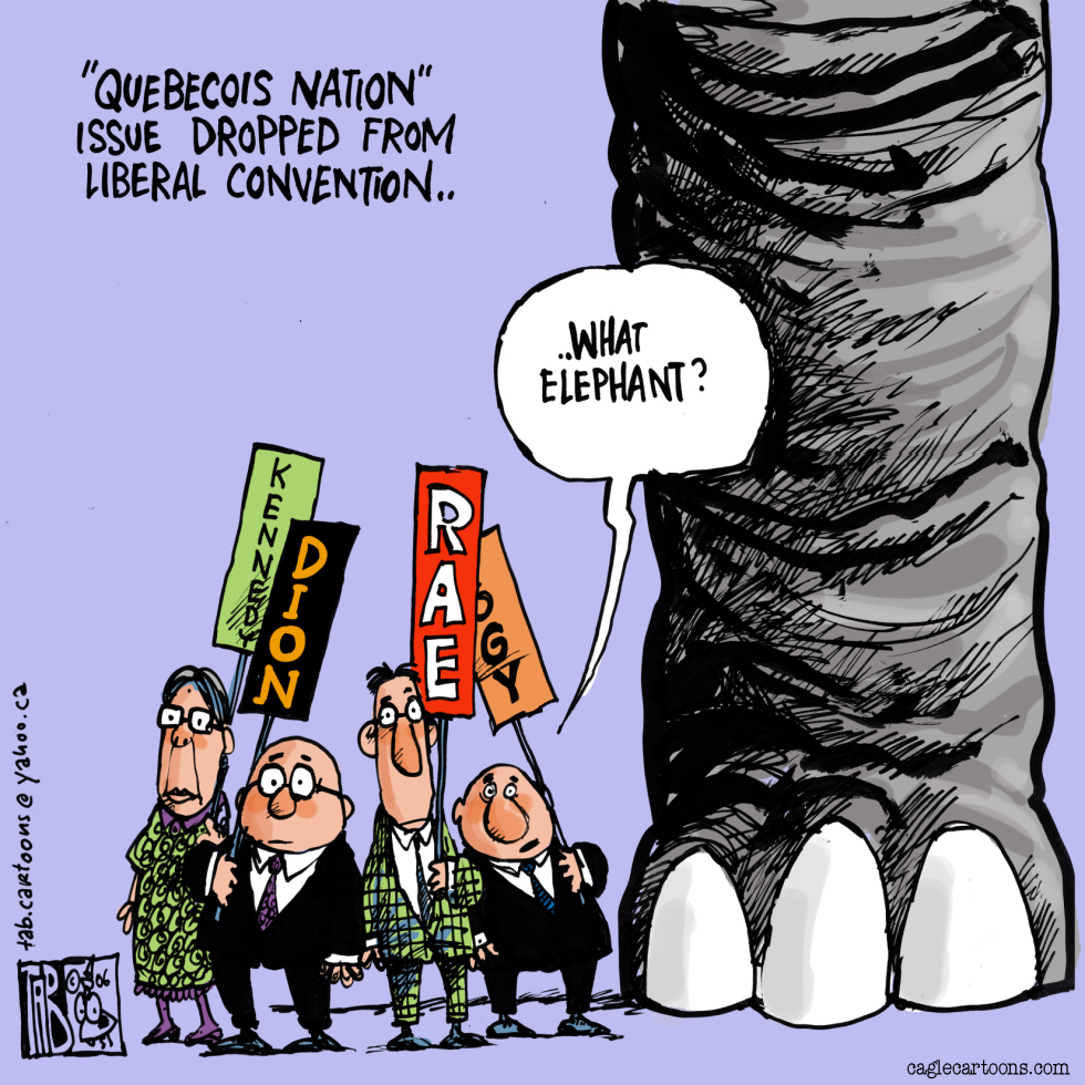 CANADA Elephant in the room COLOUR