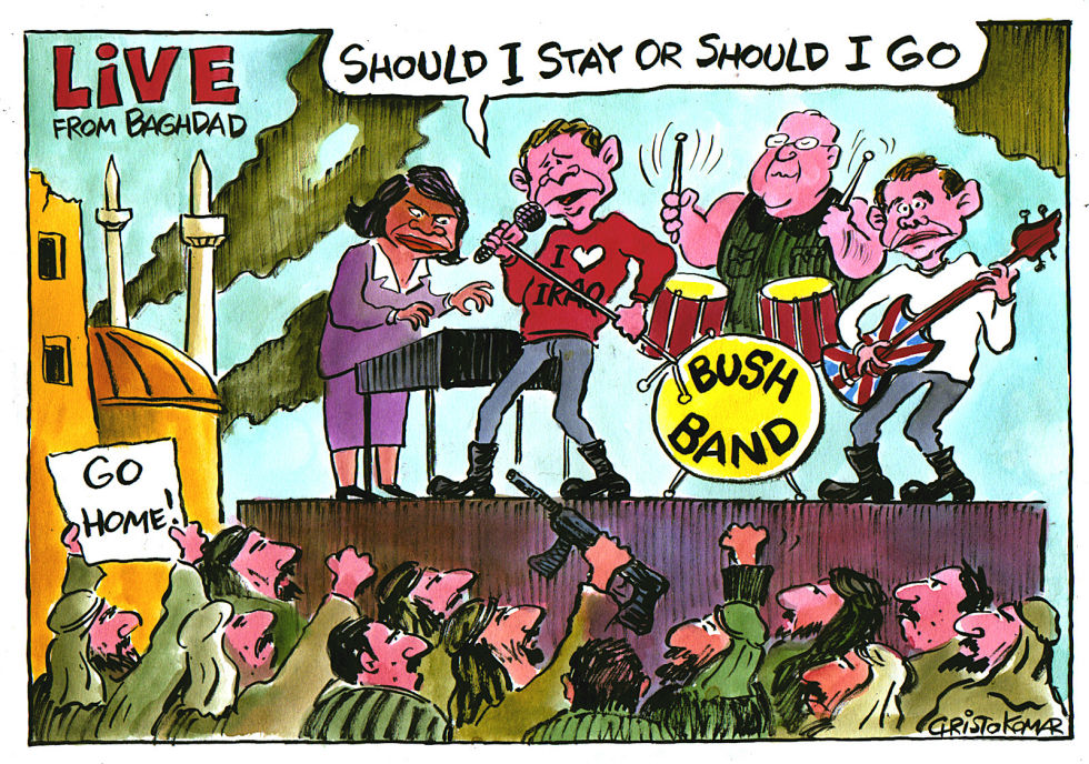  BUSH BAND LIVE IN BAGHDAD  by Christo Komarnitski