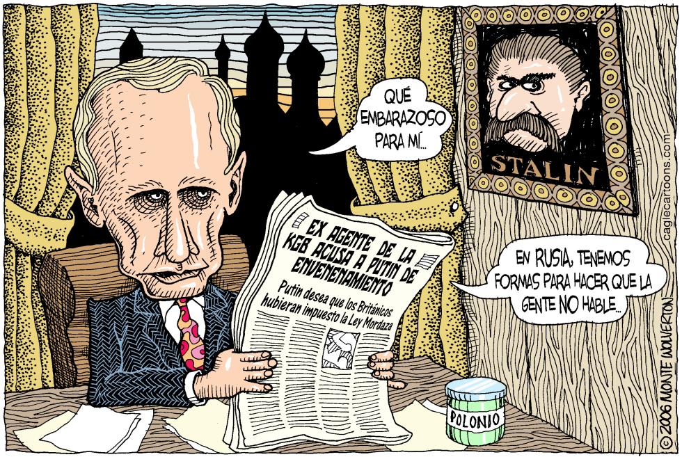  PUTIN Y EL POLONIO  by Wolverton