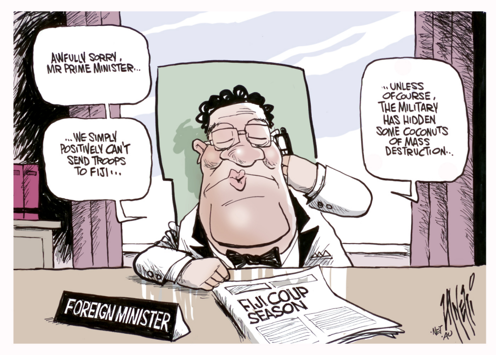 Australian Foreign Minister Fiji Coup
