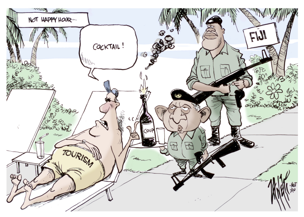 Fiji Coup colour