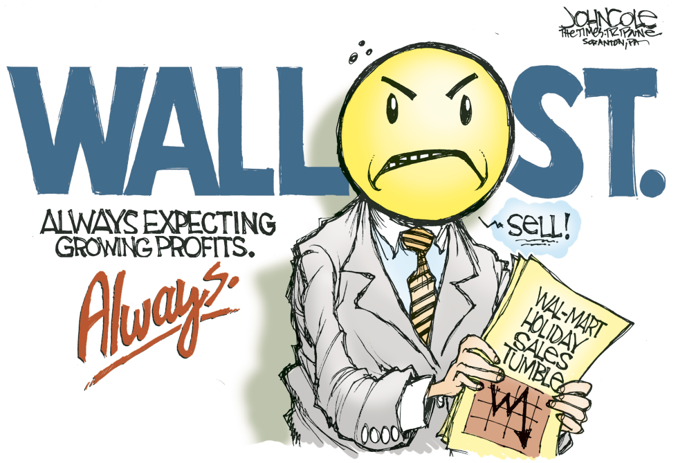 Wal-Mart and Wall Street -- color