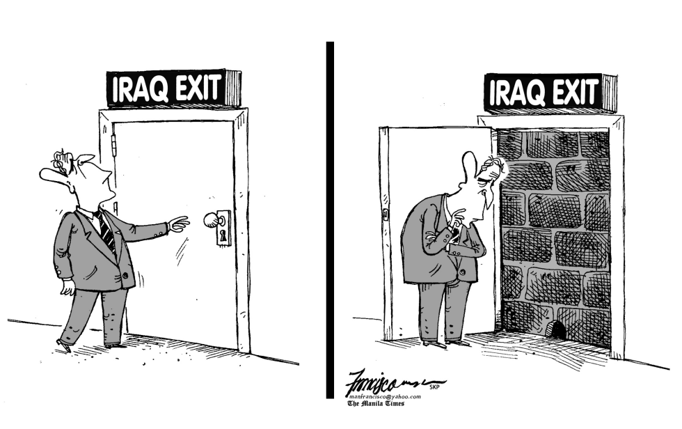  IRAQ EXIT by Manny Francisco