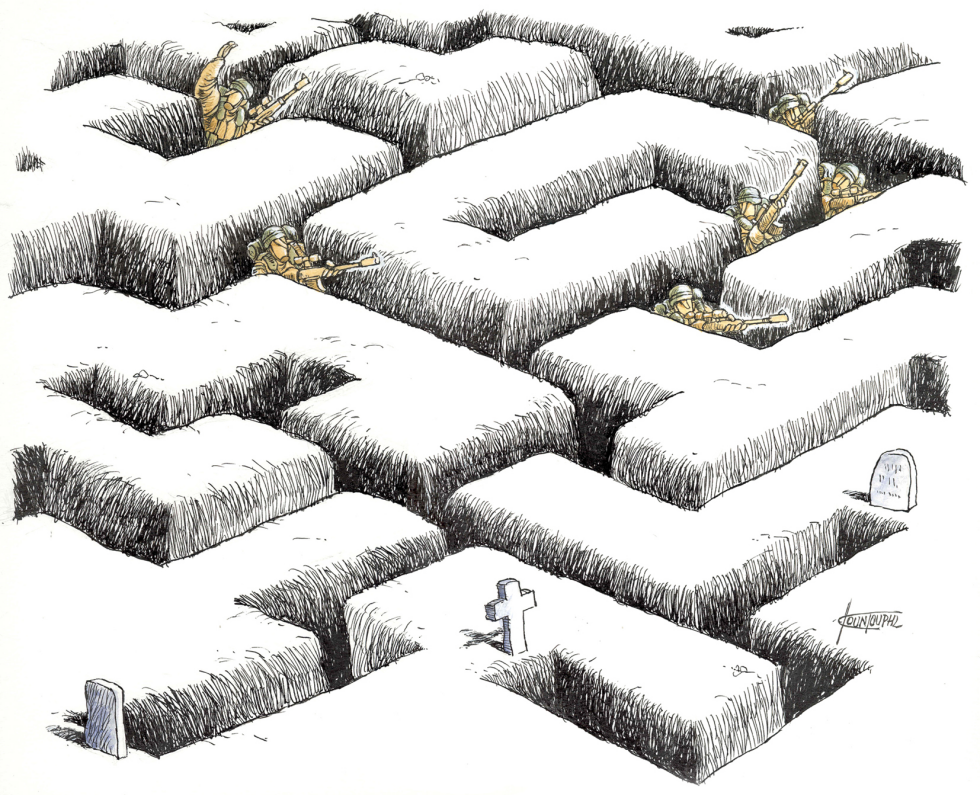  WAR TRENCH MAZE by Michael Kountouris