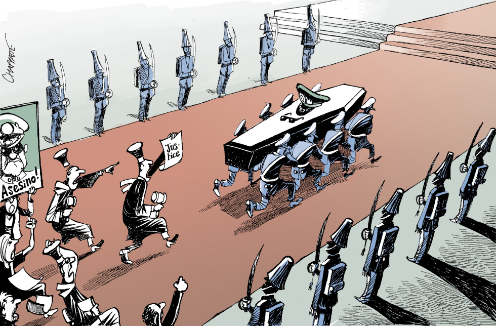  BYE BYE PINOCHET by Patrick Chappatte